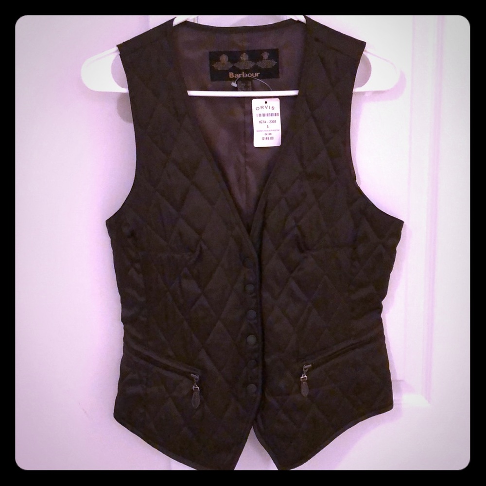 NWT Quilted Barbour Vest
